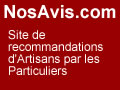 NosAvis.com Avis de clients d'artisans