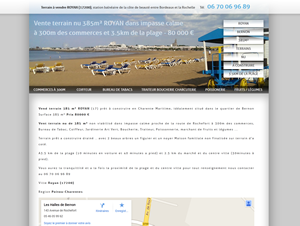 Terrain de 385 m² à vendre ROYAN (17) à 3.5 km de la mer