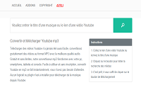 YouTube vers MP3