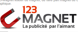 Magnet publicitaire