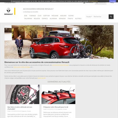 Accessoires dorigine Renault