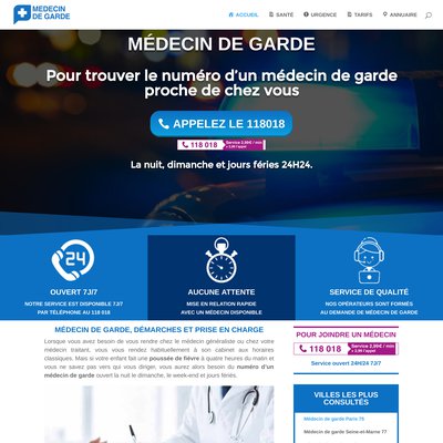 Mdecin de garde ouvert la nuit