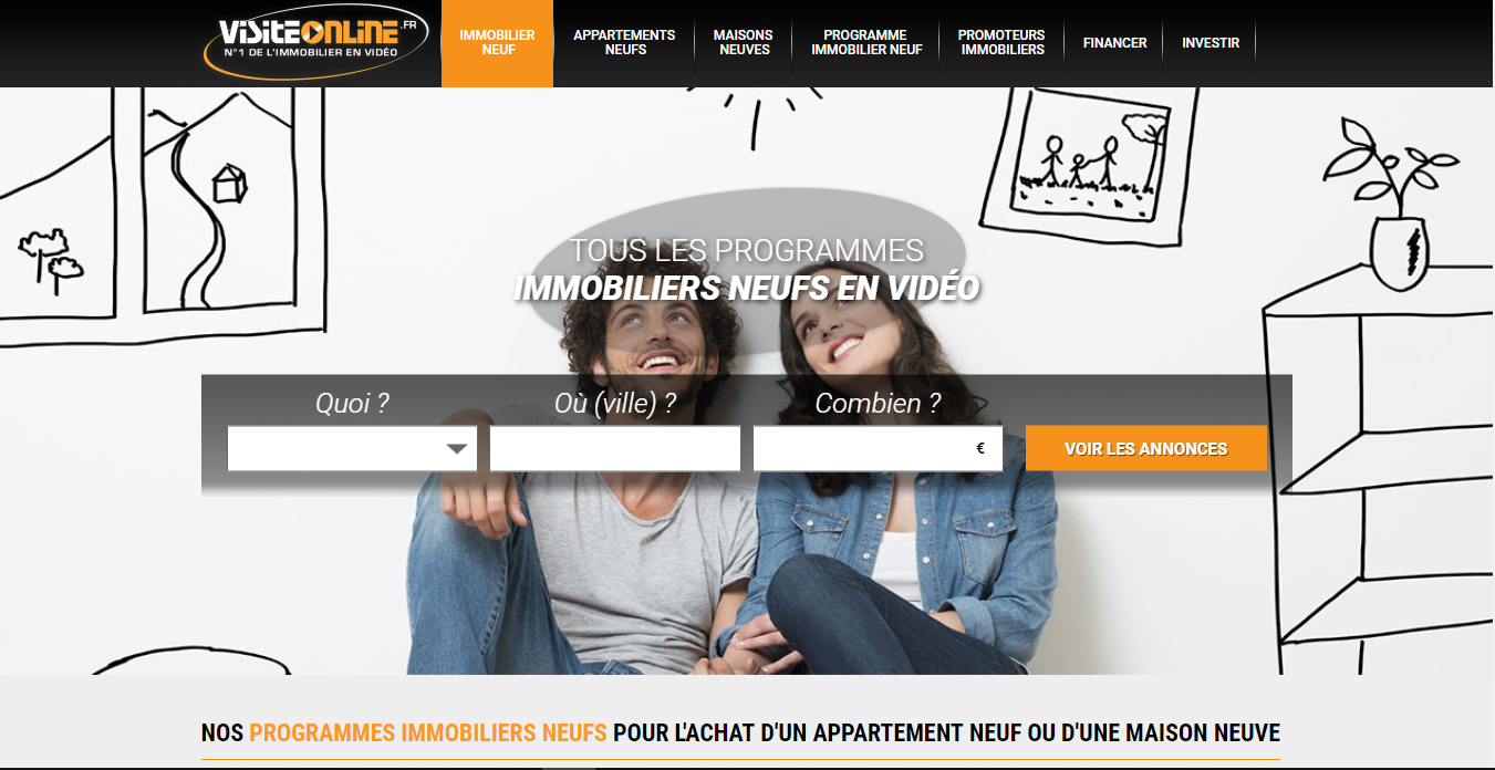 Trouver un appartement neuf sur Visiteonline.fr 