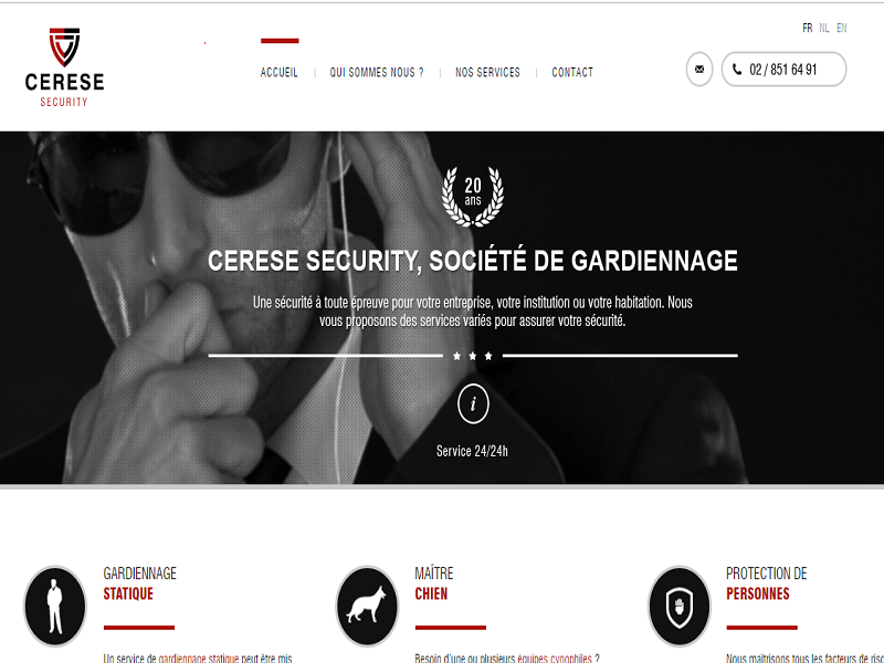 Cerese Security, entreprise professionnelle de gardiennage et de scurit