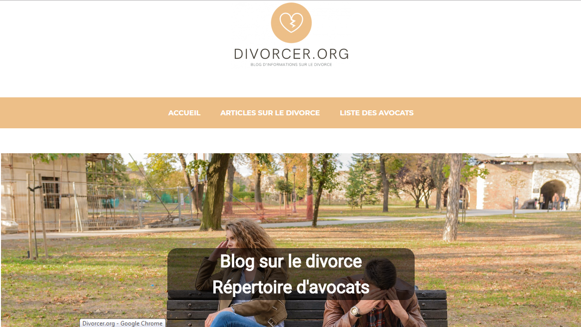 Blog d'informations sur le divorce