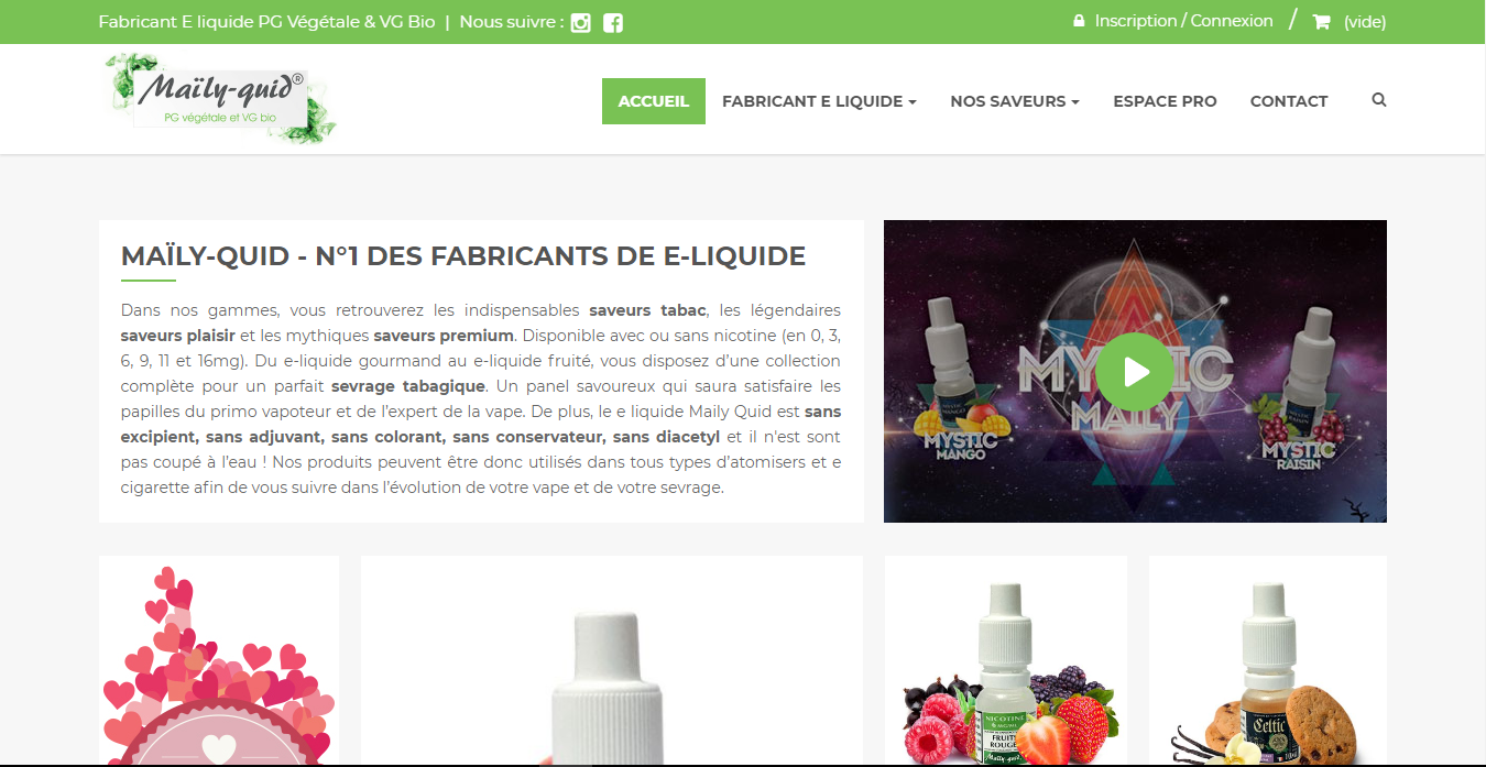 E-liquide bio pour sevrage tabagique