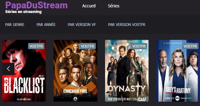 Regardez vos sries en streaming gratuit