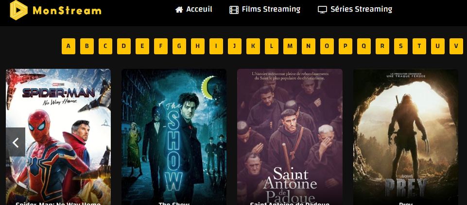 Monstream : Votre plateforme de streaming gratuit